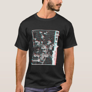 Mono Geen Aware Japanse Glitch Otaku Vaporvawe T-shirt