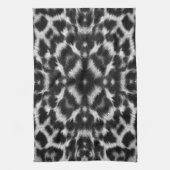 Mono kaleidoscoop-pelpatroon theedoek (Verticaal)