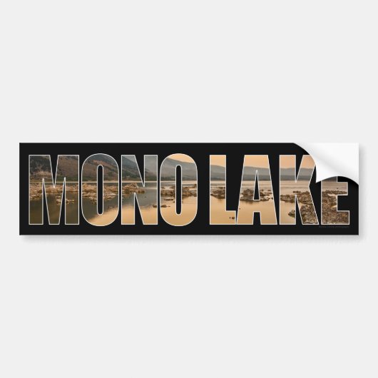 Mono Lake Bumpersticker (Voorkant)