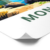 Mono Lake California Reisprint Poster (Hoek)