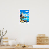 Mono Lake California Reisprint Poster (Keuken)
