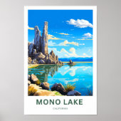 Mono Lake California Reisprint Poster (Voorkant)