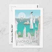 Mono Lake, Californië Briefkaart (Voorkant / Achterkant)