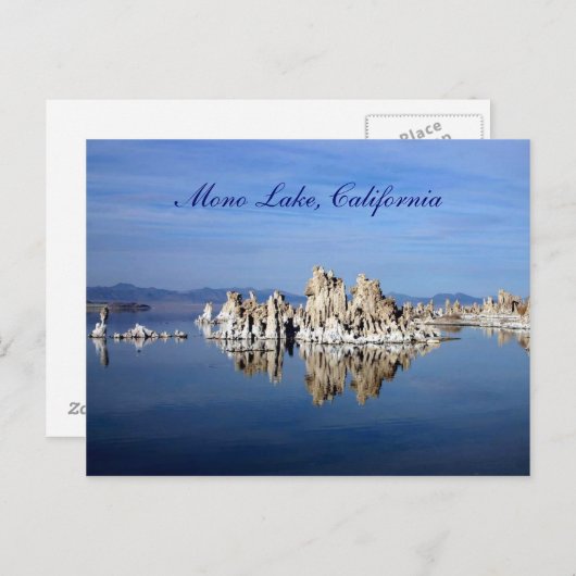 Mono Lake, Californië Briefkaart (Voorkant / Achterkant)