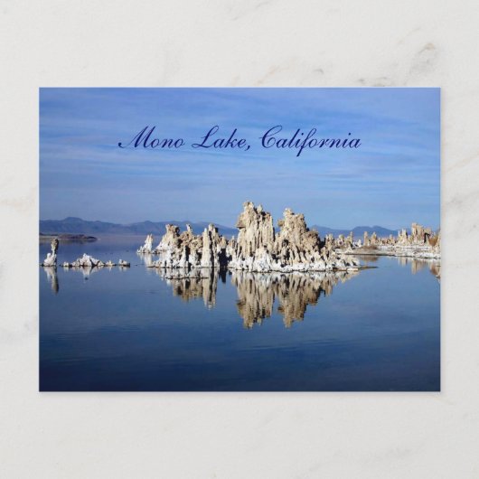 Mono Lake, Californië Briefkaart (Voorkant)
