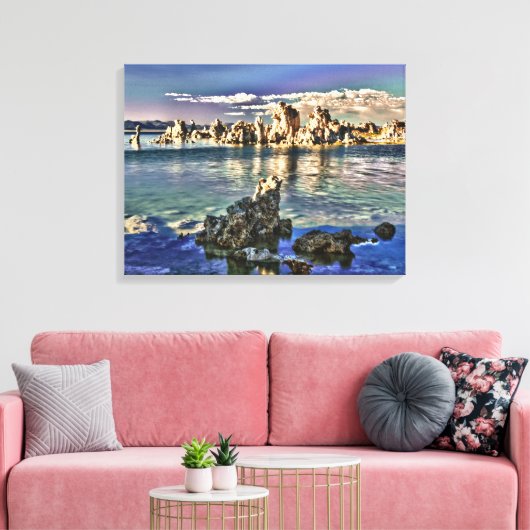 Mono Lake, Californië Canvas Afdruk (Insitu (Woonkamer))