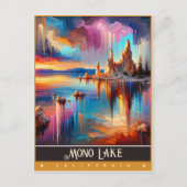 Mono Lake, Californië | schilderij Briefkaart (Voorkant)