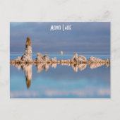 Mono Lake Kalksteen Reflecties Briefkaart (Voorkant)