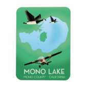 Mono Lake,Mono County, Californië reisposter Magneet (Verticaal)