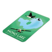 Mono Lake,Mono County, Californië reisposter Magneet (Linkerzijde)