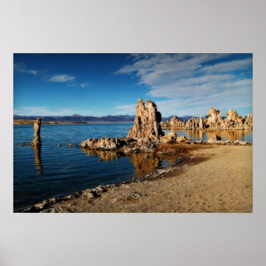 Mono Lake Scène Poster (Voorkant)