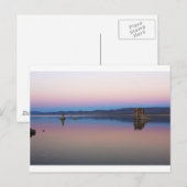 Mono Lake South bij schemering Briefkaart (Voorkant / Achterkant)