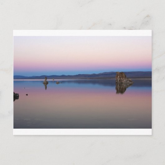 Mono Lake South bij schemering Briefkaart (Voorkant)