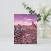 mono Lake sunset Briefkaart (Staand voorkant)