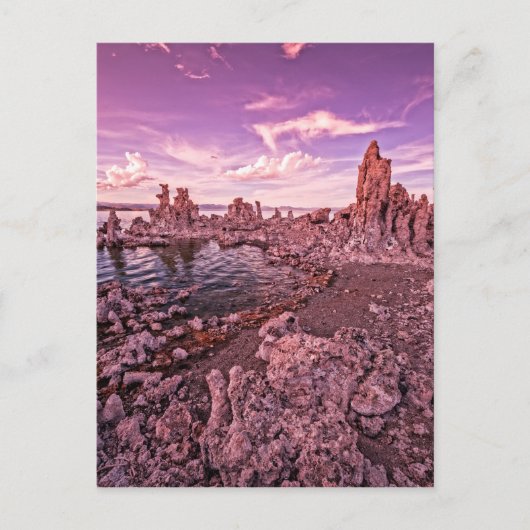 mono Lake sunset Briefkaart (Voorkant)