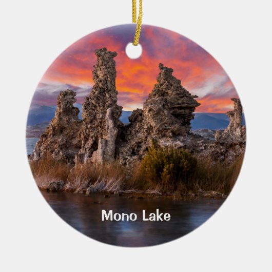 Mono Lake Sunset Keramisch Ornament (Voorkant)