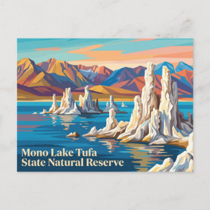 Mono Lake Tufa State Natural Reserve Californië Briefkaart