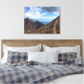 Mono Lake vanaf Koip Peak Pass - Sierra Canvas Afdruk (Insitu (Slaapkamer))