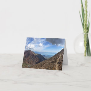 Mono Lake vanaf Koip Peak Pass - Sierra Kaart