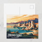 Mono Lake VS Briefkaart (Voorkant / Achterkant)