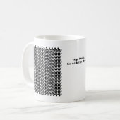 Mono Maze - Retro Flow Koffiemok (Voorkant links)