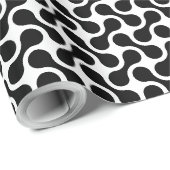 Mono Maze - Retro Flow Wrapping Paper Cadeaupapier (Rol Hoek)