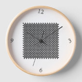 Mono Maze Wall Clock – Time in Motion (Voorkant)