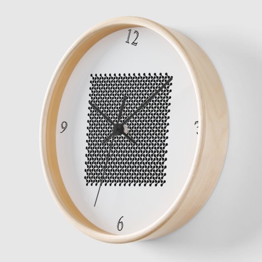 Mono Maze Wall Clock – Time in Motion (Hoek)