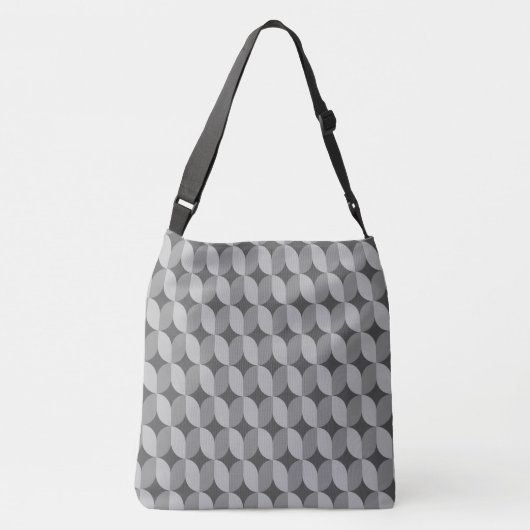 Mono Patterned Large Crossbody Bag van 60 jaar Crossbody Tas (Achterkant)