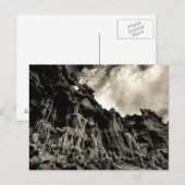 Mono Tufa van het Zand van het Meer Briefkaart (Voorkant / Achterkant)