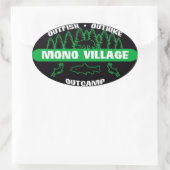 Mono Village Survivor Sticker Groen (Tas)