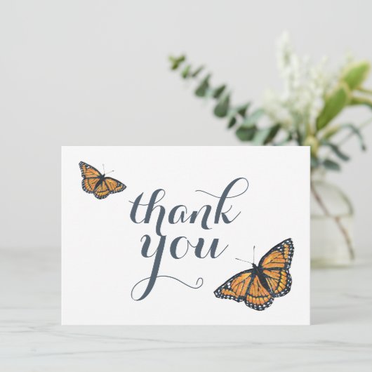 monoboogvlinder Hartelijk dank (Staand voorkant)