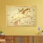 Monoceros - Astronomisch Star Chart Afbeelding Canvas Afdruk (Insitu (Woonkamer))
