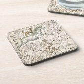 Monoceros, van 'A Celestial Atlas', pub. in 1822 Bier Onderzetter (Linkerzijde)