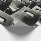 Monochromatic Gray Chairs Cadeaupapier (Hoek)