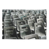 Monochromatic Gray Chairs Kussensloop (Achterkant)