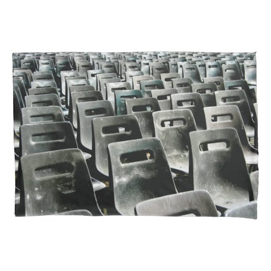 Monochromatic Gray Chairs Kussensloop (Voorkant)