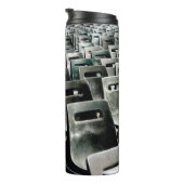 Monochromatic Gray Chairs Thermosbeker (Geroteerd rechts)