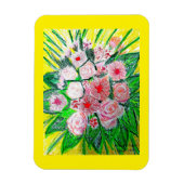 Monochromatic, Rosas, Dianthus caryophyllus,  Gerb Magneet (Verticaal)