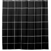 Monochromatic Square Cortina para Banheiro Douchegordijn (Voorkant)