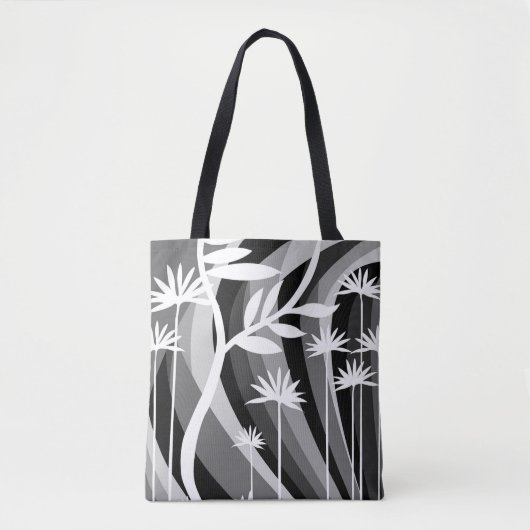 Monochromatisch Plant Tote Bag (Voorkant)