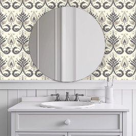 Monochromatisch stoffig Frans Behang