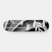 monochromatisch wit Plant Persoonlijk Skateboard (Horizontaal)