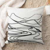 Monochromatisch zen kalm kussen (Deken)