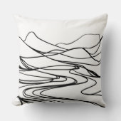 Monochromatisch zen kalm kussen (Voorkant)
