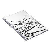 Monochromatisch zen-tijdschrift voor rust notitieboek (Rechterzijde)