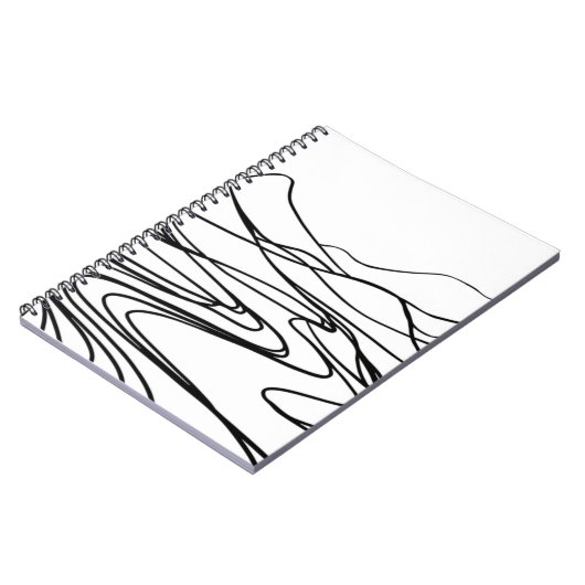 Monochromatisch zen-tijdschrift voor rust notitieboek (Linkerzijde)