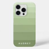 Monochromatische aangepaste tekst met kleurblokken Case-Mate iPhone case (Achterkant)