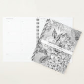 Monochromatische  bloem planner (Display)