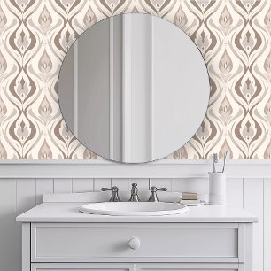 Monochromatische bruine zwepen behang